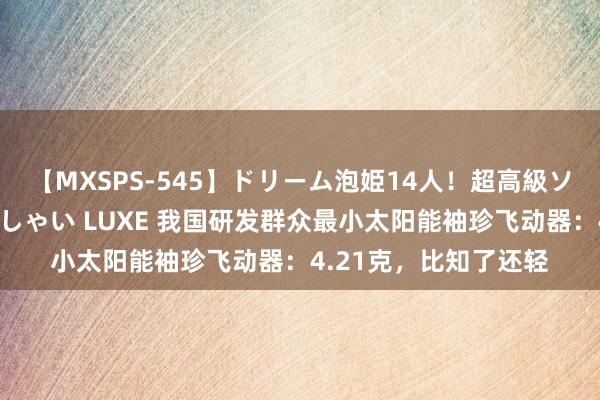 【MXSPS-545】ドリーム泡姫14人！超高級ソープランドへいらっしゃい LUXE 我国研发群众最小太阳能袖珍飞动器：4.21克，比知了还轻