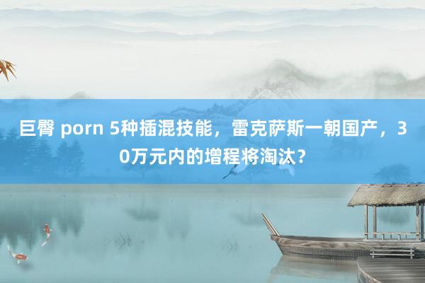 巨臀 porn 5种插混技能，雷克萨斯一朝国产，30万元内的增程将淘汰？
