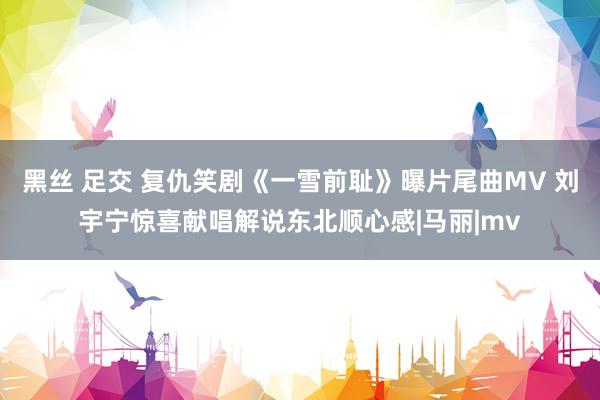 黑丝 足交 复仇笑剧《一雪前耻》曝片尾曲MV 刘宇宁惊喜献唱解说东北顺心感|马丽|mv