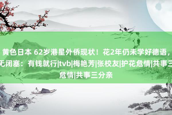 黄色日本 62岁港星外侨现状！花2年仍未学好德语，生存无闭塞：有钱就行|tvb|梅艳芳|张校友|护花危情|共事三分亲