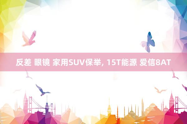 反差 眼镜 家用SUV保举, 15T能源 爱信8AT
